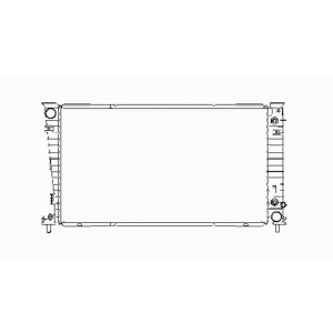 TYC Engine Coolant Radiator for Mercury Monterey - 2258