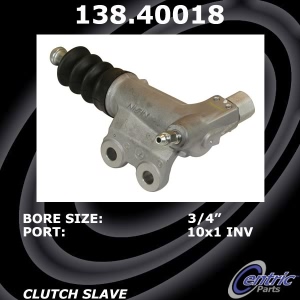 Centric Premium Clutch Slave Cylinder for Honda Civic - 138.40018
