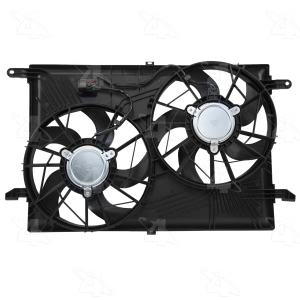 Four Seasons Dual Radiator And Condenser Fan Assembly for 2008 Buick Enclave - 76206