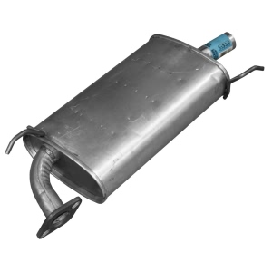 Walker Quiet Flow Passenger Side Aluminized Steel Oval Exhaust Muffler And Pipe Assembly - 53334