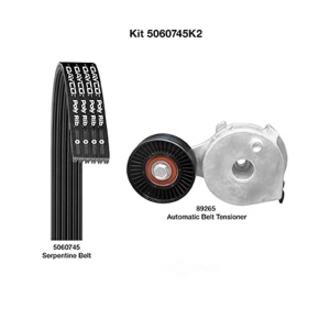 Dayco Serpentine Belt Kit for 1999 Isuzu Hombre - 5060745K2