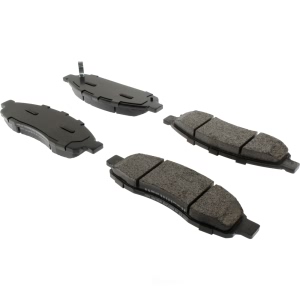 Centric Posi Quiet™ Extended Wear Semi-Metallic Front Disc Brake Pads for Nissan Pathfinder Armada - 106.11830
