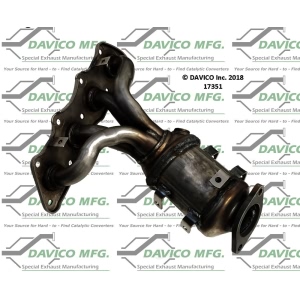Davico Exhaust Manifold with Integrated Catalytic Converter for 2013 Kia Rio - 17351
