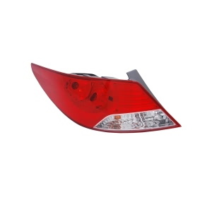 TYC Driver Side Replacement Tail Light for 2014 Hyundai Accent - 11-11942-00