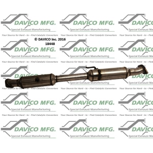 Davico Direct Fit Catalytic Converter and Pipe Assembly for 2013 Kia Optima - 18448
