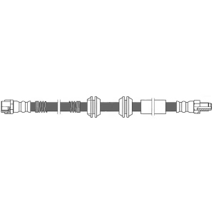 Centric Front Brake Hose for Mercedes-Benz AMG GT - 150.35041