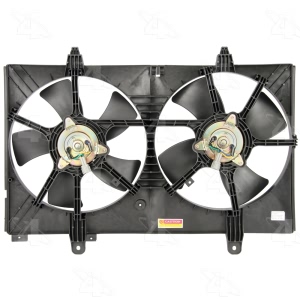 Four Seasons Dual Radiator And Condenser Fan Assembly for 2004 Nissan Murano - 75359