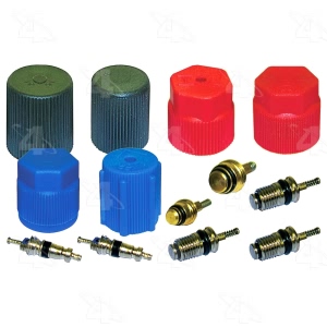 Four Seasons A C System Valve Core And Cap Kit for 2009 Ford E-250 - 26780