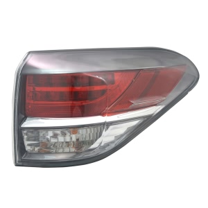 TYC Passenger Side Outer Replacement Tail Light for Lexus RX350 - 11-6533-00-9