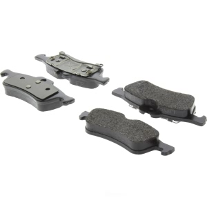 Centric Posi Quiet™ Extended Wear Semi-Metallic Rear Disc Brake Pads for 2003 Mini Cooper - 106.10600