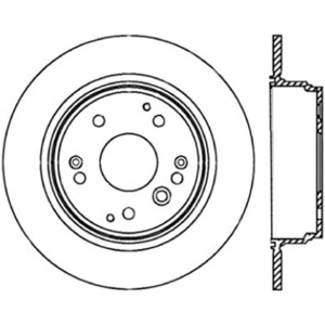 Centric Premium™ Brake Rotor for 2004 Honda Element - 125.40061