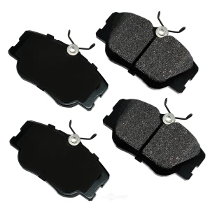 Akebono EURO™ Ultra-Premium Ceramic Front Disc Brake Pads for 1995 Mercedes-Benz E300 - EUR423