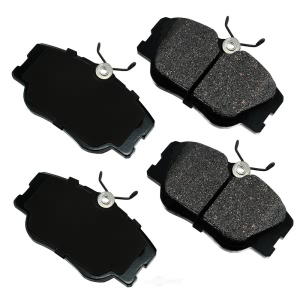 Akebono EURO™ Ultra-Premium Ceramic Front Disc Brake Pads for 1986 Mercedes-Benz 300E - EUR423