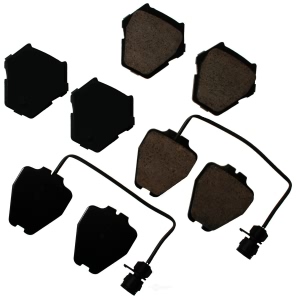 Akebono EURO™ Ultra-Premium Ceramic Front Disc Brake Pads for 2002 Audi A8 Quattro - EUR912A