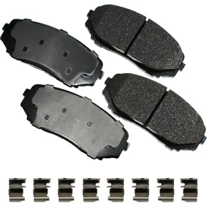 Akebono Pro-ACT™ Ultra-Premium Ceramic Front Disc Brake Pads for Mazda - ACT1258