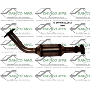 Davico Direct Fit Catalytic Converter and Pipe Assembly for 2000 Toyota Tundra - 18148