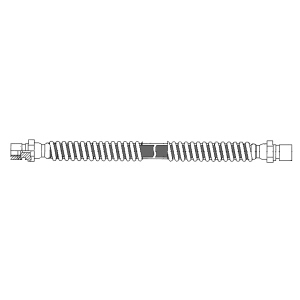 Centric Brake Hose for 1991 Porsche 911 - 150.37024