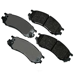 Akebono Pro-ACT™ Ultra-Premium Ceramic Front Disc Brake Pads for 1997 Saturn SW2 - ACT728