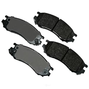 Akebono Pro-ACT™ Ultra-Premium Ceramic Front Disc Brake Pads for Saturn SC2 - ACT728