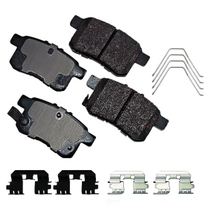 Akebono Pro-ACT™ Ultra-Premium Ceramic Rear Disc Brake Pads for 2013 Honda Accord - ACT1336A