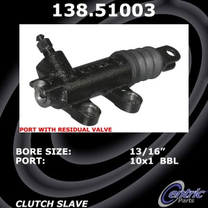 Centric Premium Clutch Slave Cylinder for 2003 Hyundai Tiburon - 138.51003