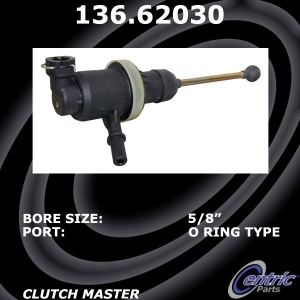 Centric Premium Clutch Master Cylinder for 2005 Saturn Ion - 136.62030