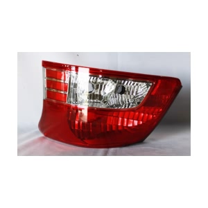 TYC Passenger Side Replacement Tail Light Lens And Housing for 2008 Toyota Yaris - 11-6233-01