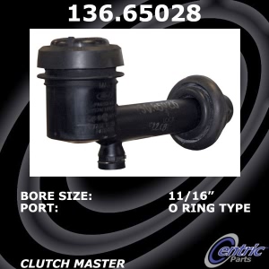 Centric Premium Clutch Master Cylinder for 2010 Ford F-150 - 136.65028