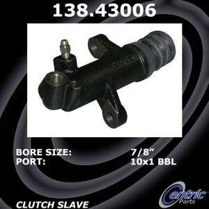 Centric Premium Clutch Slave Cylinder for Isuzu Pickup - 138.43006