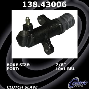 Centric Premium Clutch Slave Cylinder for 1991 Isuzu Trooper - 138.43006