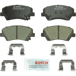 Bosch QuietCast™ Premium Ceramic Front Disc Brake Pads for 2018 Kia Forte - BC1543