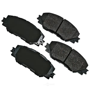 Akebono Performance™ Ultra-Premium Ceramic Brake Pads for 2014 Toyota Prius V - ASP1210