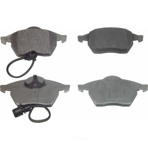 Wagner Thermoquiet Semi Metallic Front Disc Brake Pads for Audi 100 Quattro - MX555