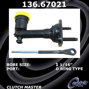 Centric Premium Clutch Master Cylinder for Dodge Ram 1500 Van - 136.67021