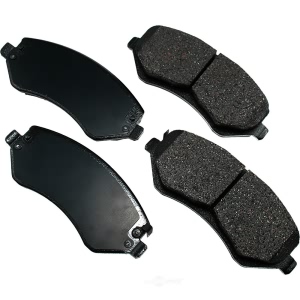 Akebono Pro-ACT™ Ultra-Premium Ceramic Front Disc Brake Pads for 2002 Chrysler Voyager - ACT856