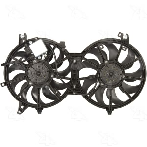 Four Seasons Dual Radiator And Condenser Fan Assembly for 2009 Infiniti FX35 - 76162