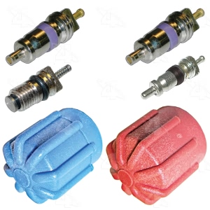 Four Seasons A C System Valve Core And Cap Kit for 2008 BMW Alpina B7 - 26826