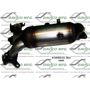 Davico Exhaust Manifold with Integrated Catalytic Converter for 2008 Chrysler Sebring - 19263