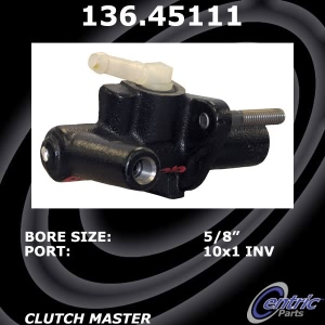 Centric Premium Clutch Master Cylinder for 1993 Ford Probe - 136.45111