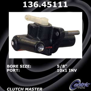 Centric Premium Clutch Master Cylinder for 1998 Mazda 626 - 136.45111
