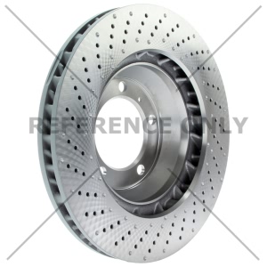 Centric Premium™ OE Style Drilled Brake Rotor for 2016 Porsche Boxster - 128.37089