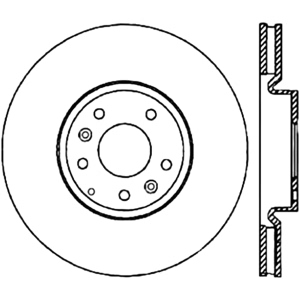 Centric Premium™ Brake Rotor for 2010 Mazda RX-8 - 125.45071