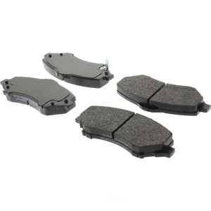 Centric Posi Quiet™ Extended Wear Semi-Metallic Front Disc Brake Pads for 2011 Dodge Nitro - 106.12730