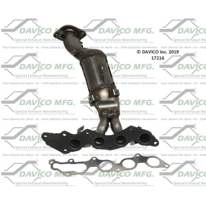 Davico Exhaust Manifold with Integrated Catalytic Converter for Mazda - 17216