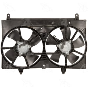 Four Seasons Dual Radiator And Condenser Fan Assembly for 2003 Infiniti FX35 - 76003