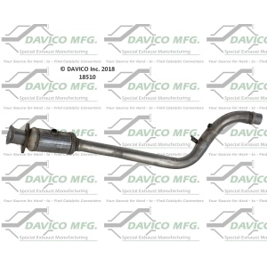 Davico Direct Fit Catalytic Converter and Pipe Assembly for Jaguar XF - 18510