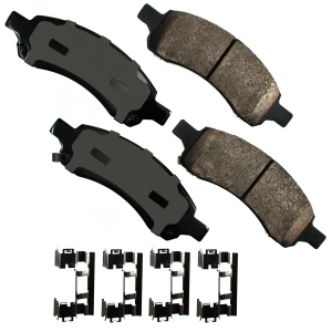 Akebono Pro-ACT™ Ultra-Premium Ceramic Front Disc Brake Pads for 2007 GMC Acadia - ACT1169A