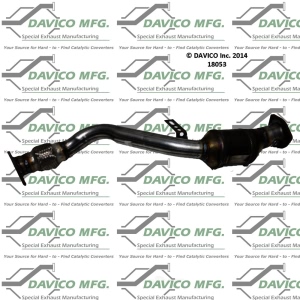 Davico Direct Fit Catalytic Converter and Pipe Assembly for Audi A8 Quattro - 18053
