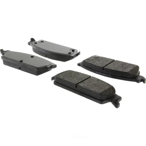 Centric Posi Quiet™ Extended Wear Semi-Metallic Rear Disc Brake Pads for 2011 Cadillac Escalade ESV - 106.11940
