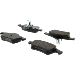 Centric Posi Quiet™ Extended Wear Semi-Metallic Rear Disc Brake Pads for 2005 Volvo V70 - 106.07950